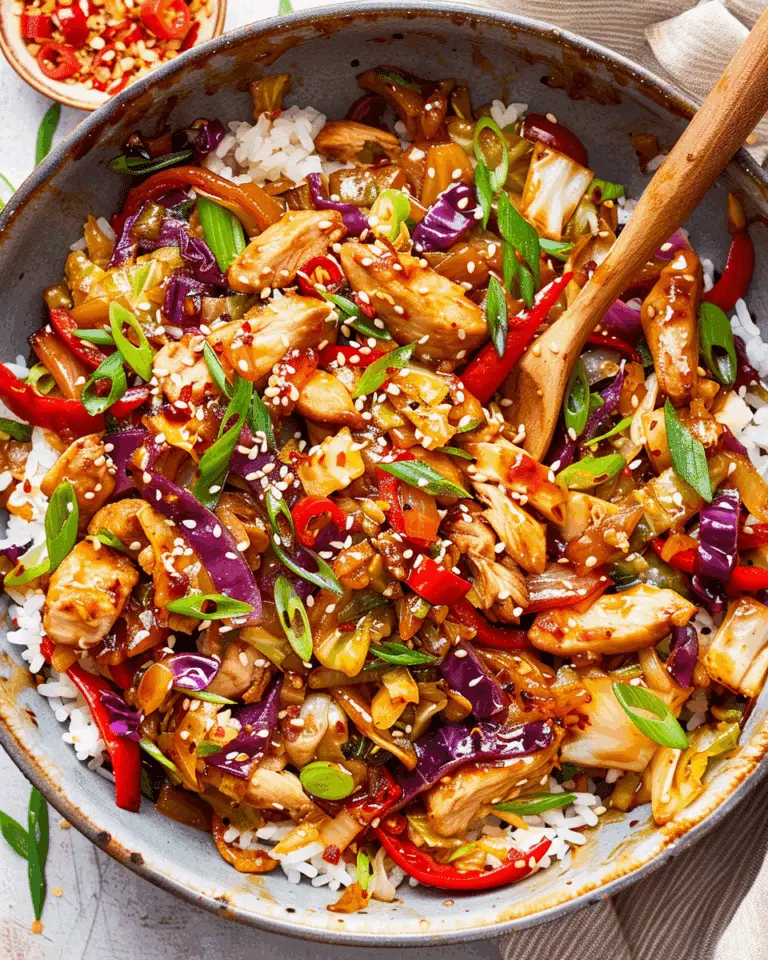 Quick Chicken Cabbage Stir-Fry