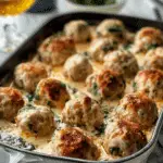 Baked Chicken Ricotta Meatballs