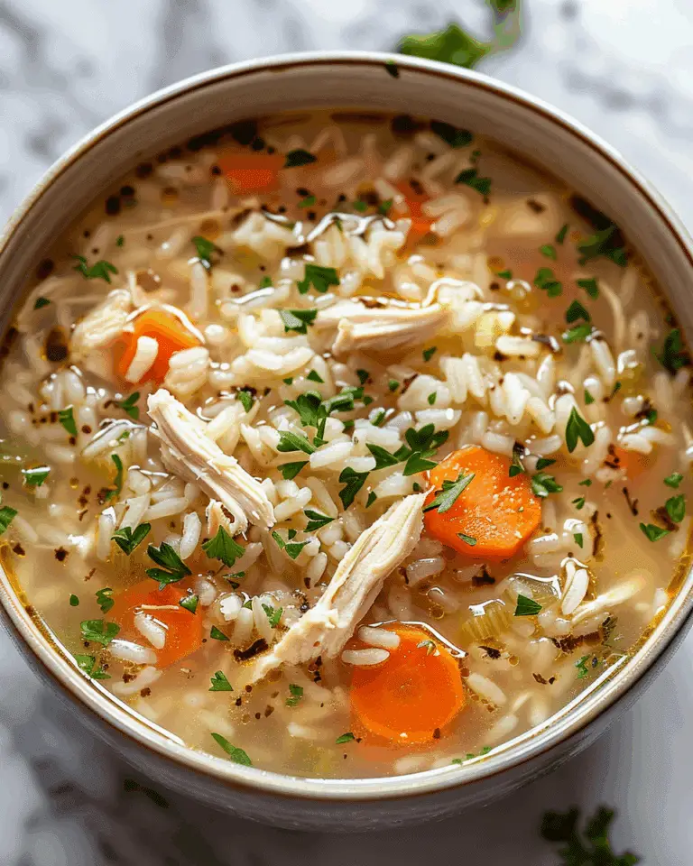 Crockpot Chicken and Rice Soup