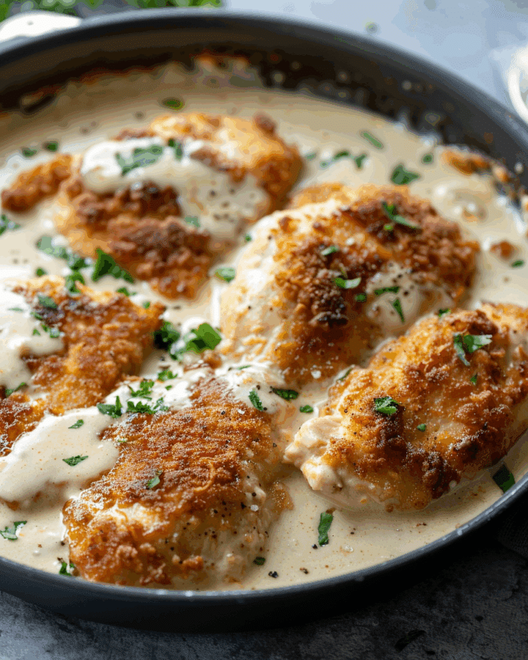 Creamy Pan-Fried Chicken