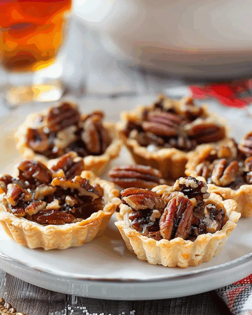 Bourbon Pecan Tartlets