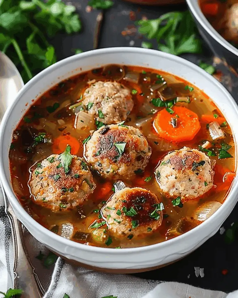 Vegetable Soup With Chicken Meatballs: The Ultimate Amazing Recipe