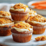Cottage Cheese Carrot Cake Muffins