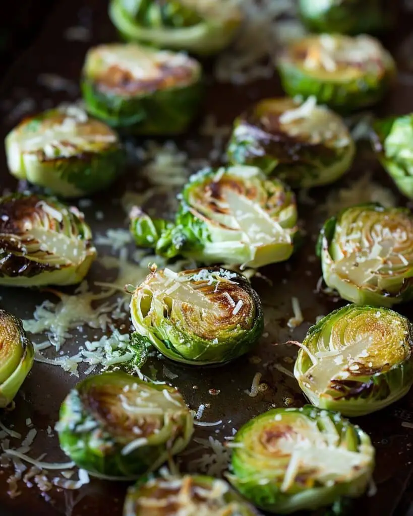 Parmesan Roasted Brussels Sprouts