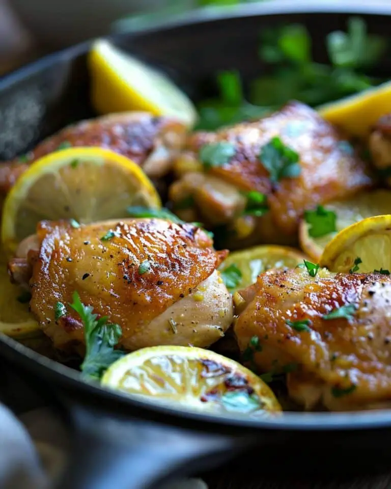 Greek Lemon Chicken Thighs