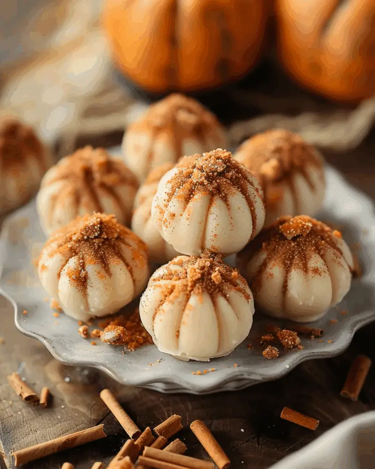 Pumpkin Cheesecake Truffles