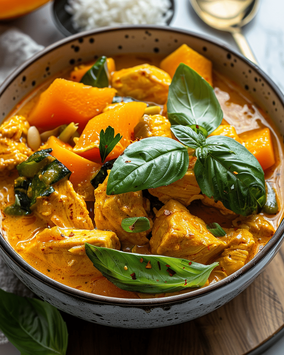 Chicken and Pumpkin Thai Curry
