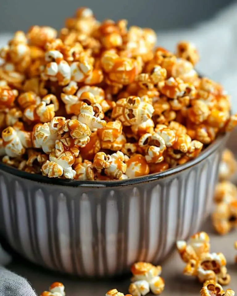 Pumpkin Spice Caramel Popcorn