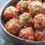 Garlic Parmesan Meatballs