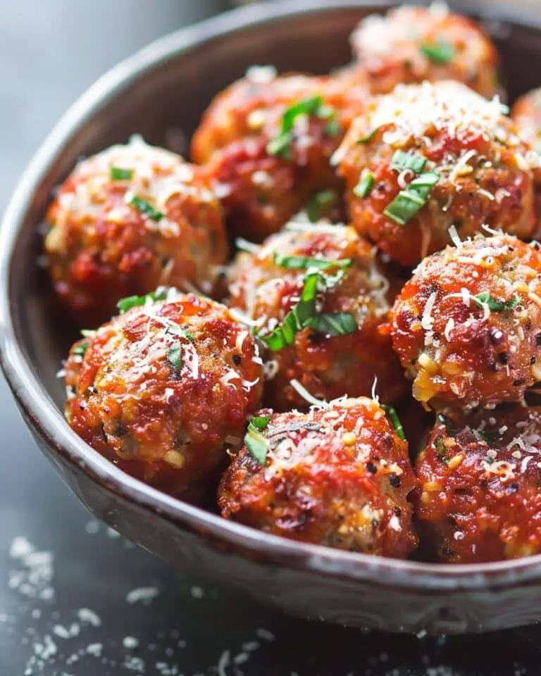Garlic Parmesan Meatballs