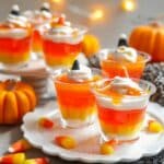 Candy Corn Jello Cups