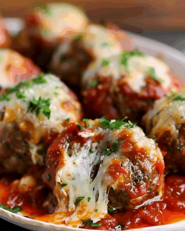 Cheese Stuffed Meatballs