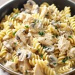 Creamy Chicken & Mushroom Pasta