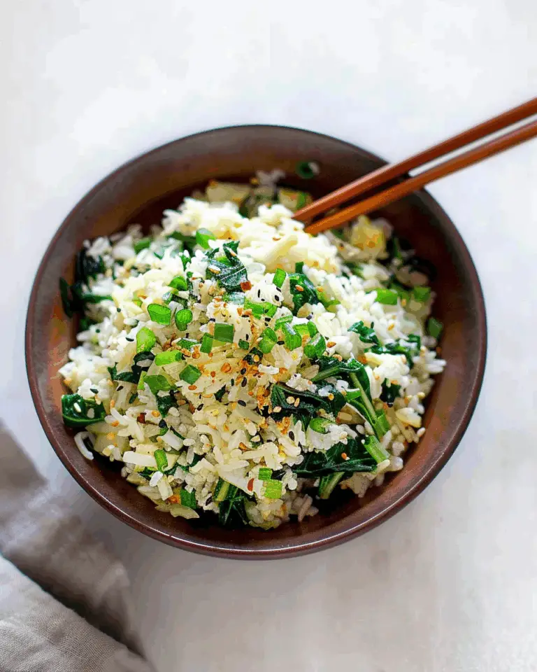 Garlic Bok Choy Rice