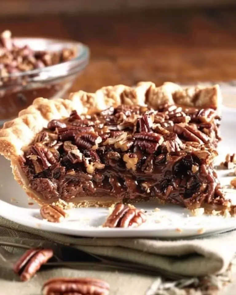 No-Bake German Pecan Chocolate Pie