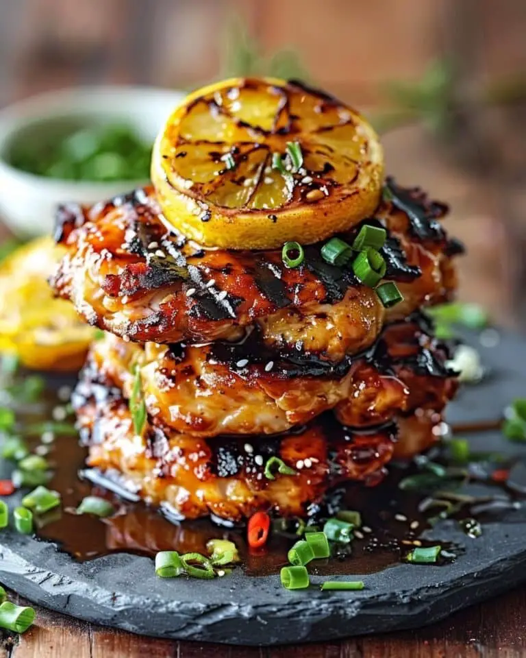 Hawaiian Huli Huli Chicken Stack