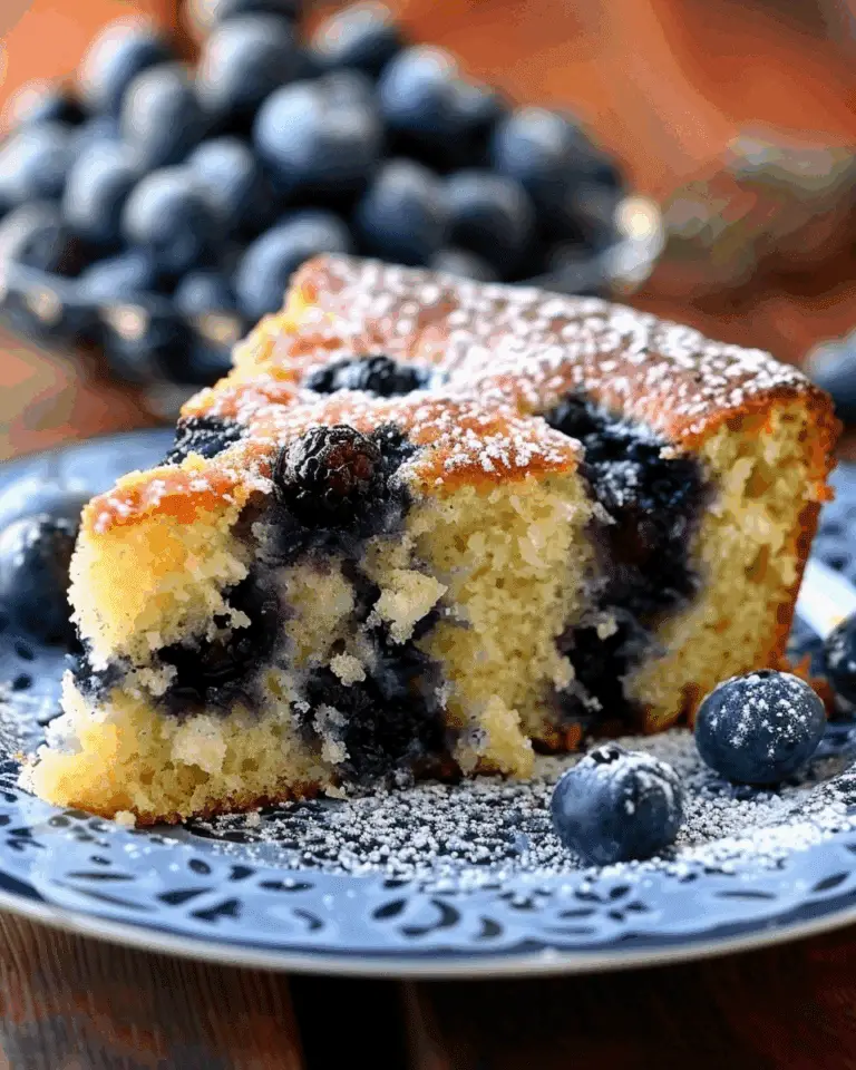 Blueberry Buttermilk Breakfast Cake