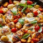 Caprese Chicken Gnocchi Skillet