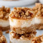 Mini Apple Crisp Cheesecakes