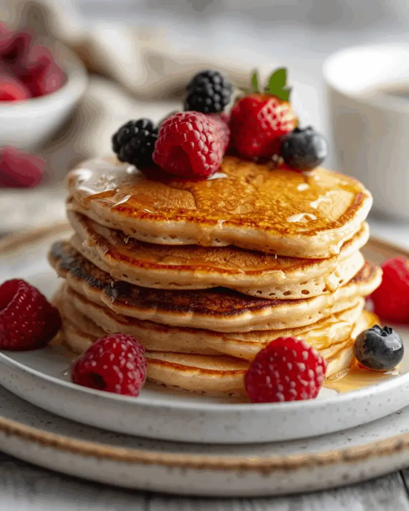 Flourless Cottage Cheese Pancakes