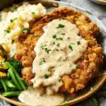 Crispy Buttermilk Chicken Fried Steak with Country Gravy