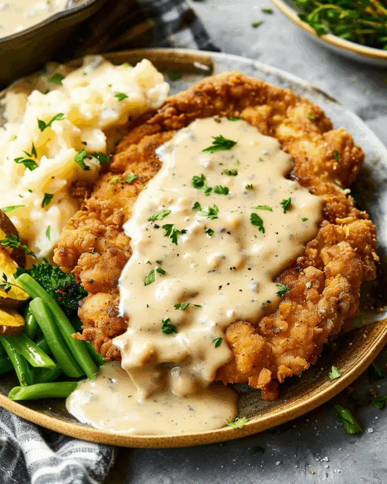 Crispy Buttermilk Chicken Fried Steak with Country Gravy