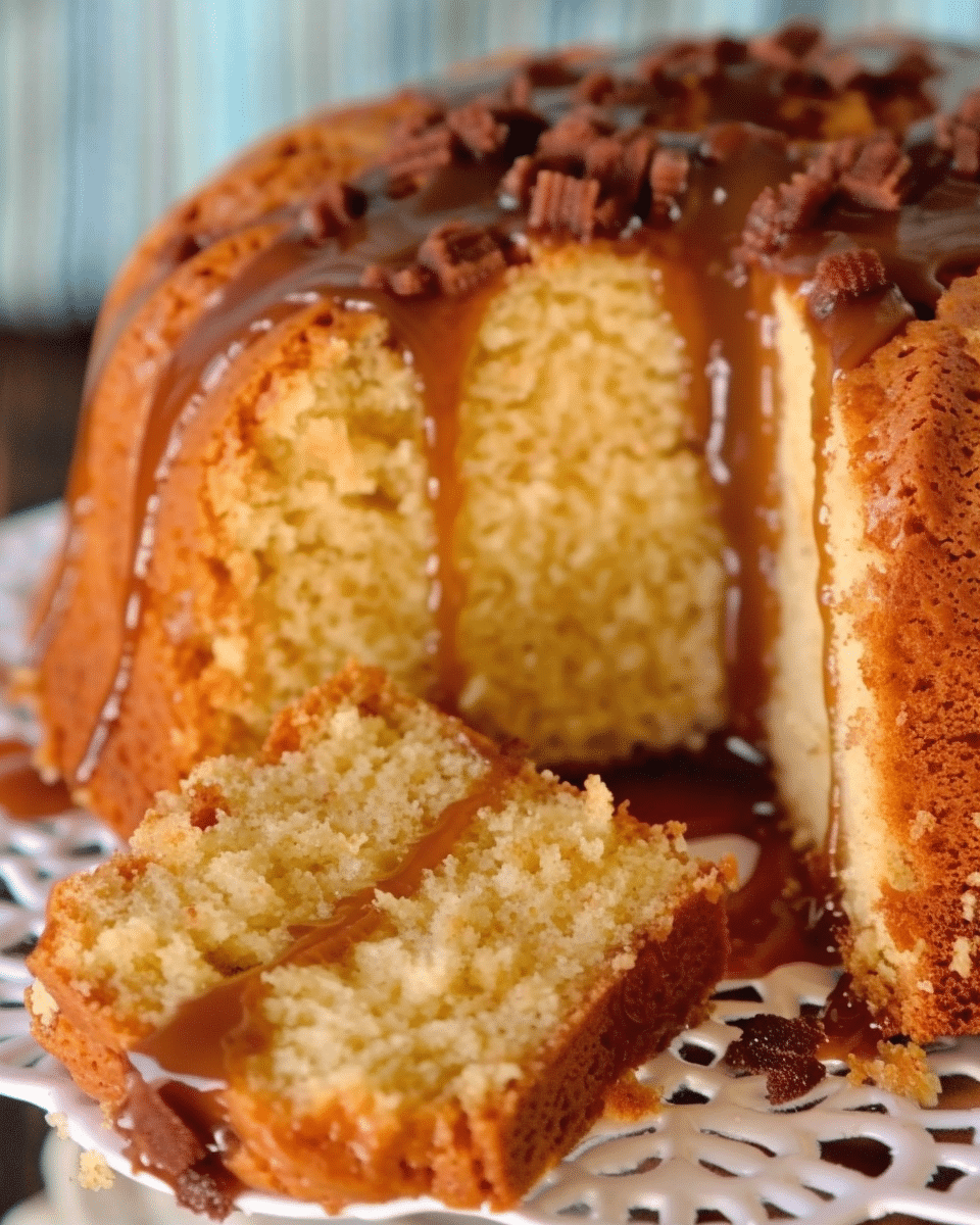My Granddaddy’s Favorite Brown Sugar Caramel Pound Cake