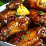 Sweet & Tangy Baked Pineapple Chicken Wings