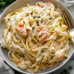 Crab Fettuccine Alfredo