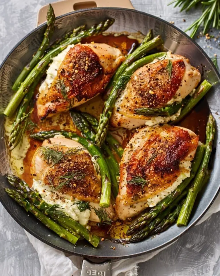 Asparagus Stuffed Chicken Breast – Easy Weeknight Dinner