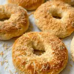Garlic-Parmesan Cottage Cheese Bagels
