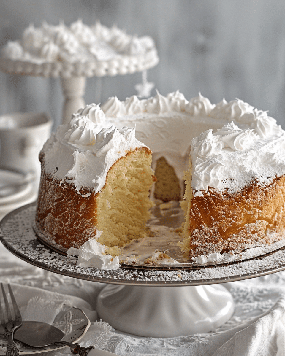 Snowy Bavarian Bliss Cake