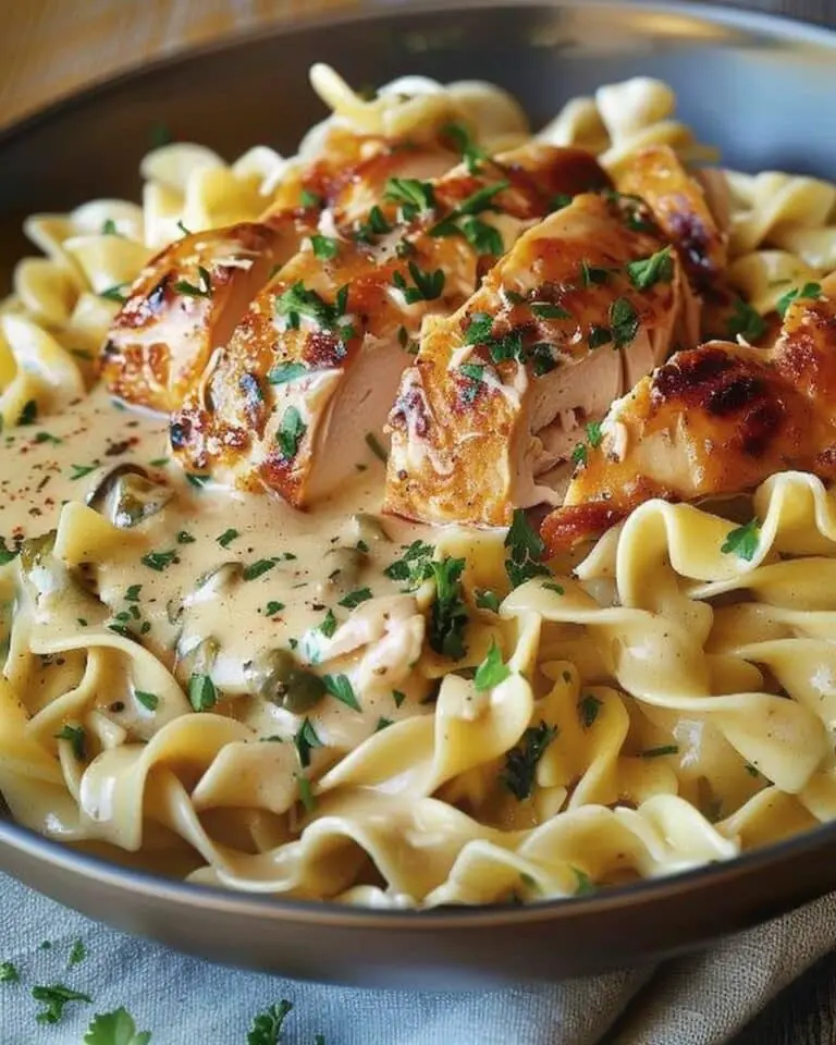 Chicken with Buttered Noodles