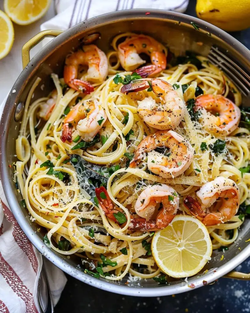 Garlic Shrimp Pasta