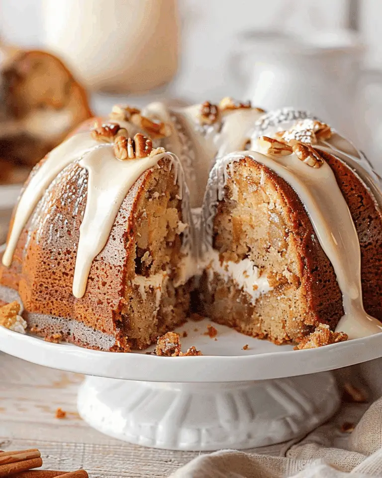 Apple & Cream Cheese Bundt Cake