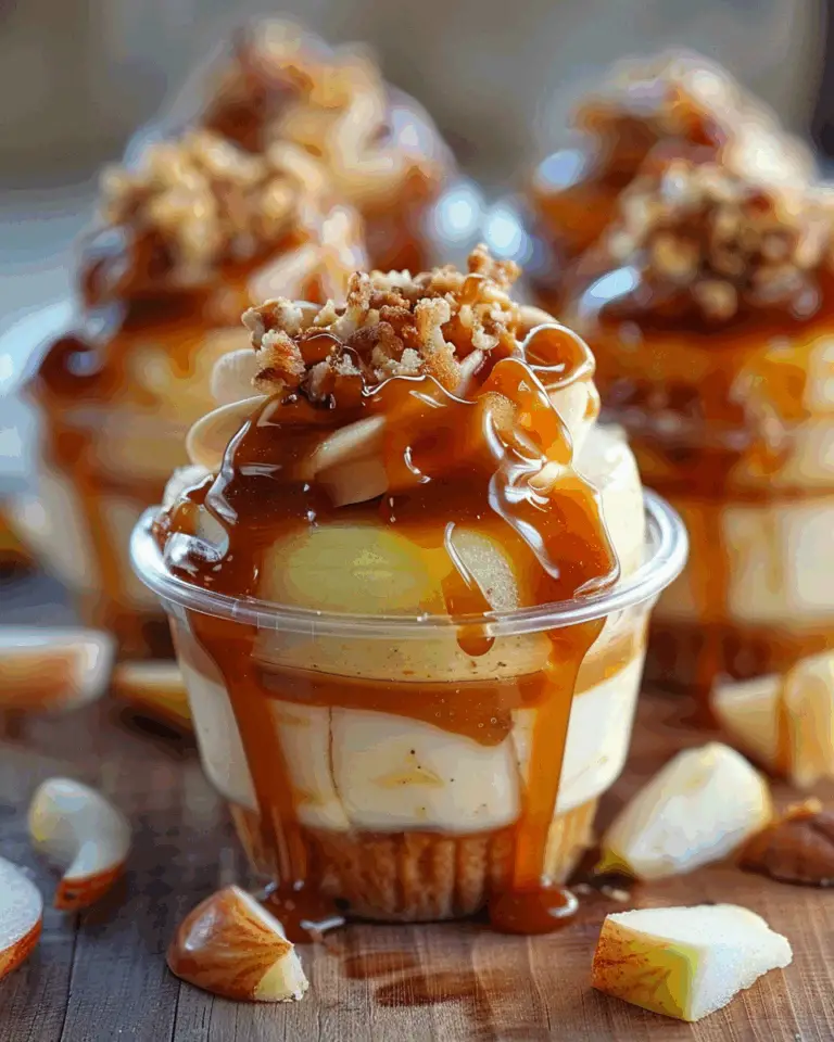 Caramel Apple Dessert Cups ✨