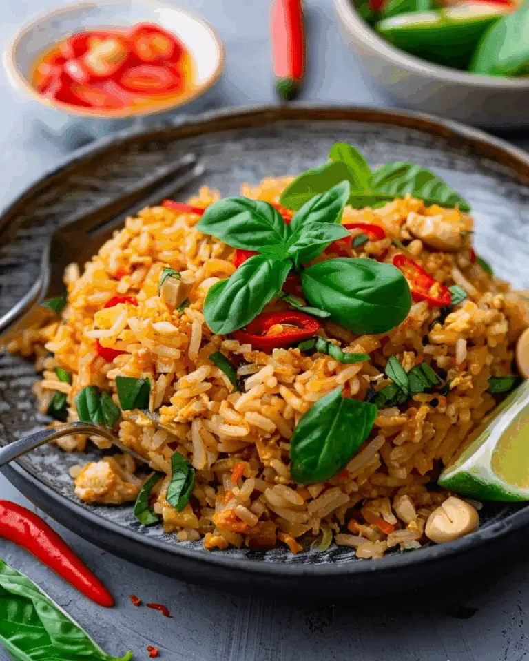 Vegan Thai Basil Fried Rice