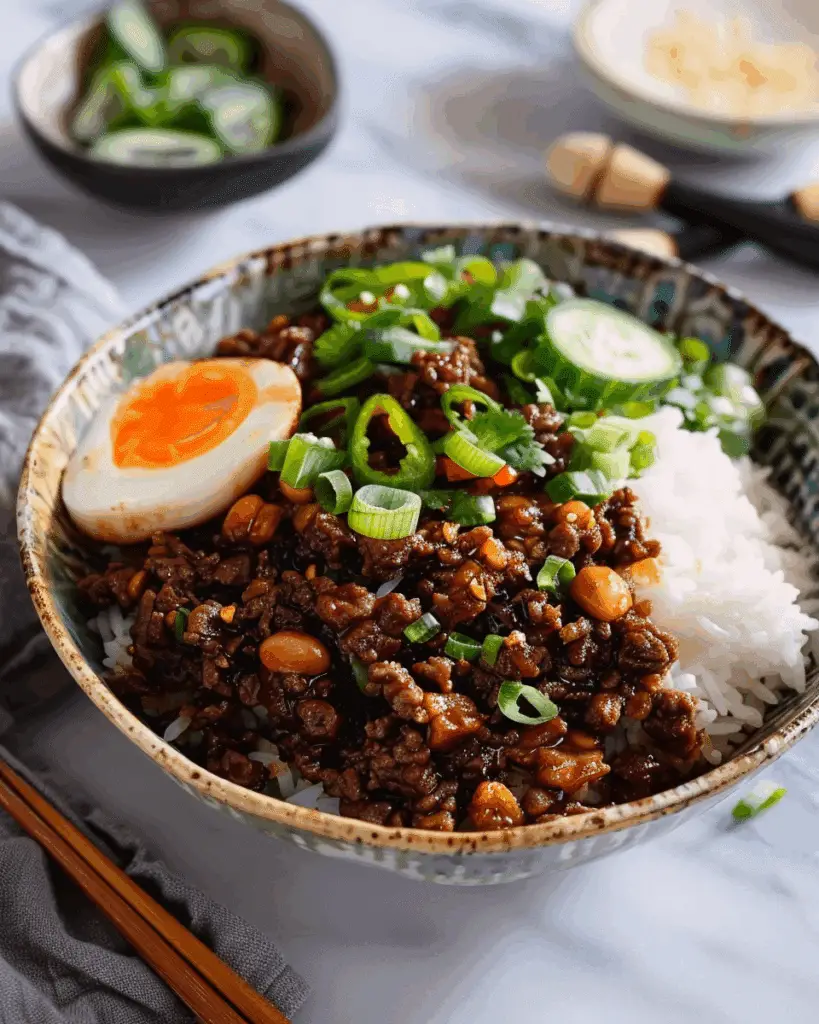 Crispy Beef Rice Bowl