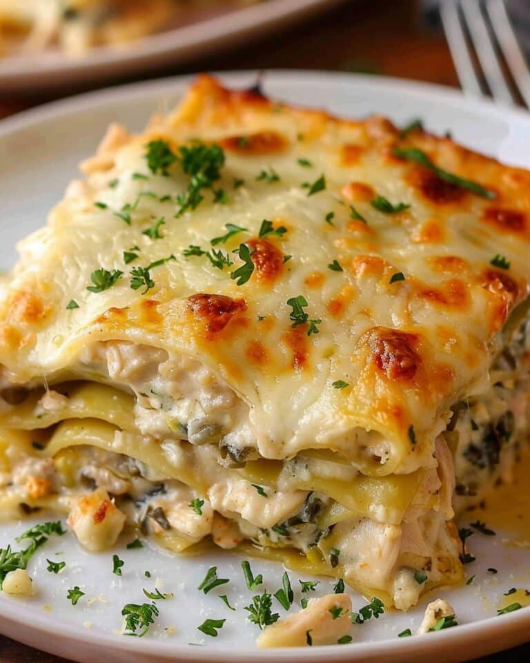 Creamy Chicken Lasagna