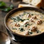 Creamy Parmesan Italian Sausage Soup