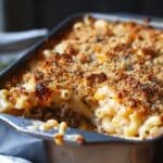 Mac and Cheese Meatloaf Casserole