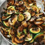 Skillet Zucchini and Mushrooms
