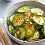 Thai Cucumber Salad with Peanut Dressing