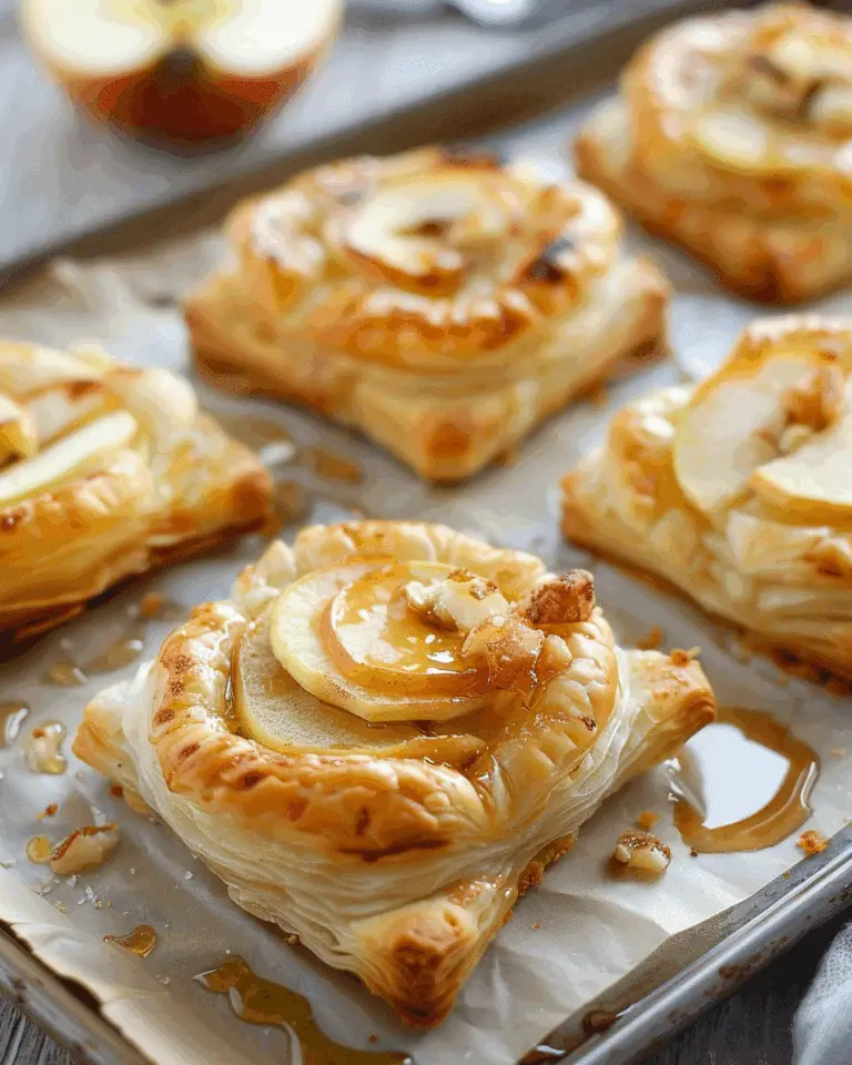 Apple and Brie Puff Pastry Bites