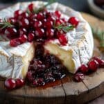 Brie with Sweet & Tart Cranberries