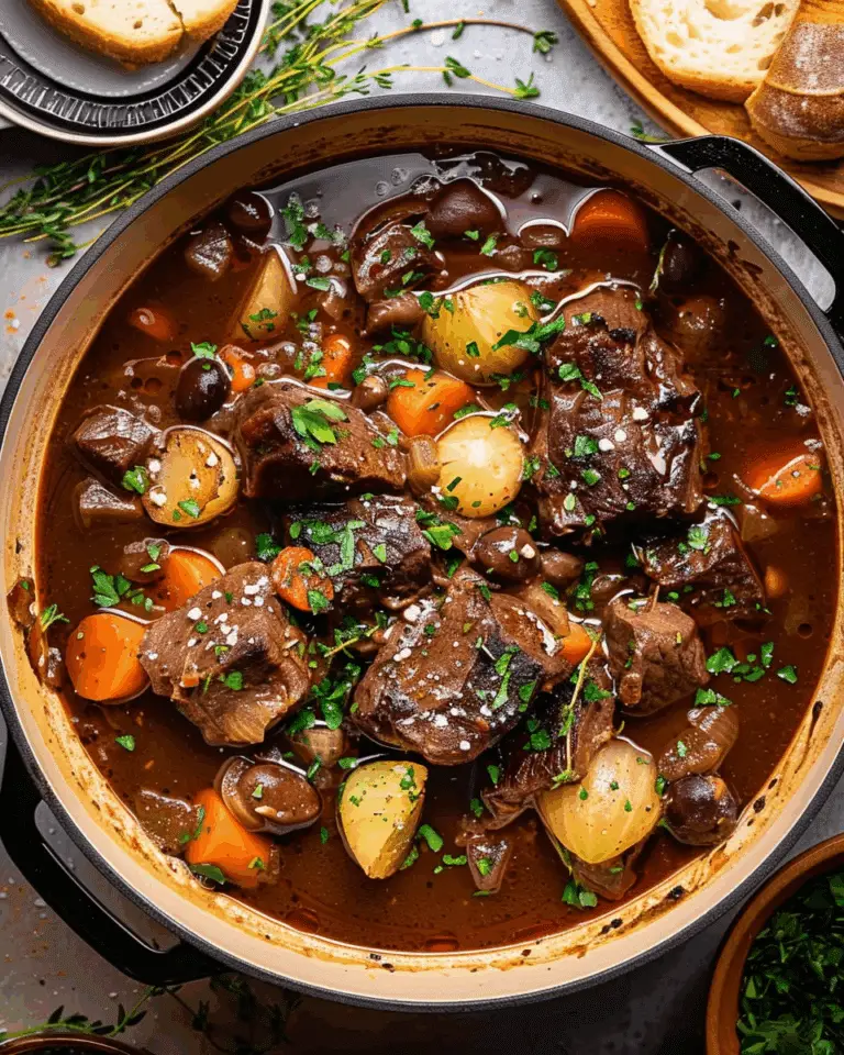 Autumn Beef Bourguignon