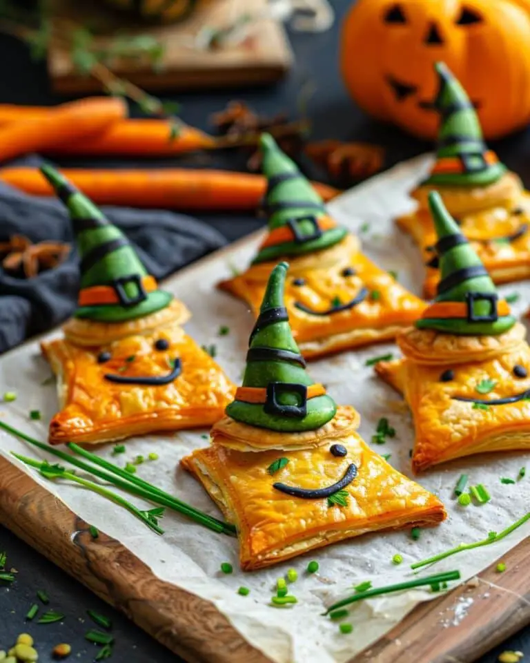 Cheesy Witch Hat Crescents