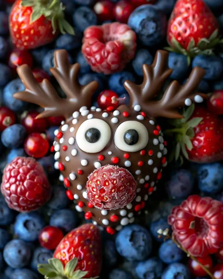 Rudolph Chocolate-Dipped Strawberries