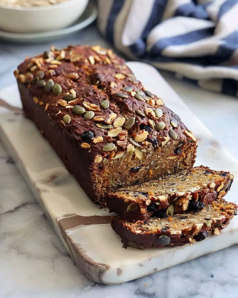 Alanna’s Pumpkin Cranberry Nut & Seed Loaf