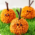 Rice Krispie Treat Pumpkins